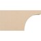 Ekena Millwork 2in. W x 8in. H x 16in. L Huntington Woodgrain TimberThane Rafter Tail, Primed Tan RFTUR02X08X16HUNRCPR - alternate 3